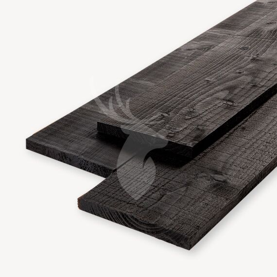 Douglas plank | | zwart | 2x20 cm | Vandentop Tuinhout