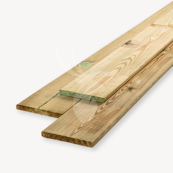Het pad Christus Schrikken Grenen plank | 1,5x14 cm | Vandentop Tuinhout