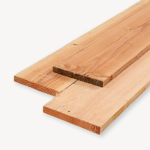 uitbreiden Steen Merg Douglas plank | ruw | geïmpregneerd | 2x20 cm | Vandentop Tuinhout
